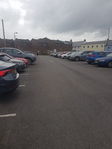 View of Silver Street Car park Honiton