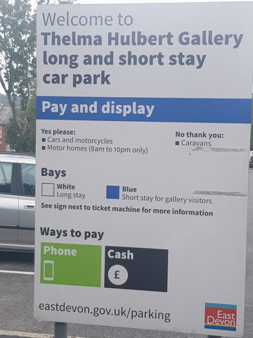 Thelma Hulbert Gallery Car Park 1